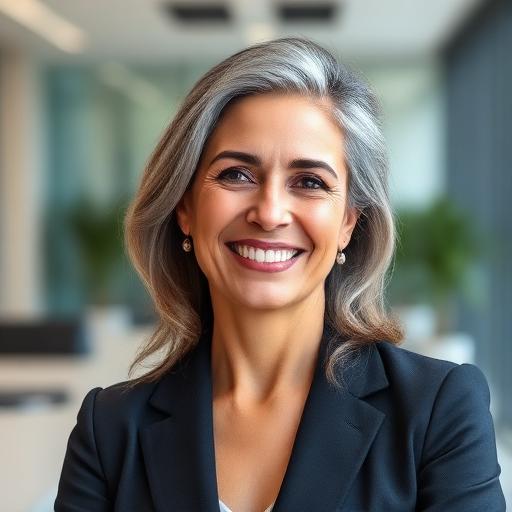 Renata, engenheira de segurança